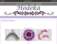 Tablet Screenshot of hodeka.nl